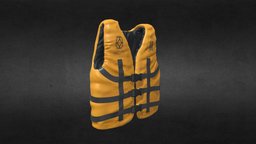 LIFE JACKET lifebuoy, lifeguard, lifevest, lifejacket, jacket-sculpt