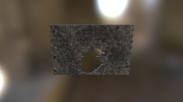 Brick Wall Broken substancepainter, substance