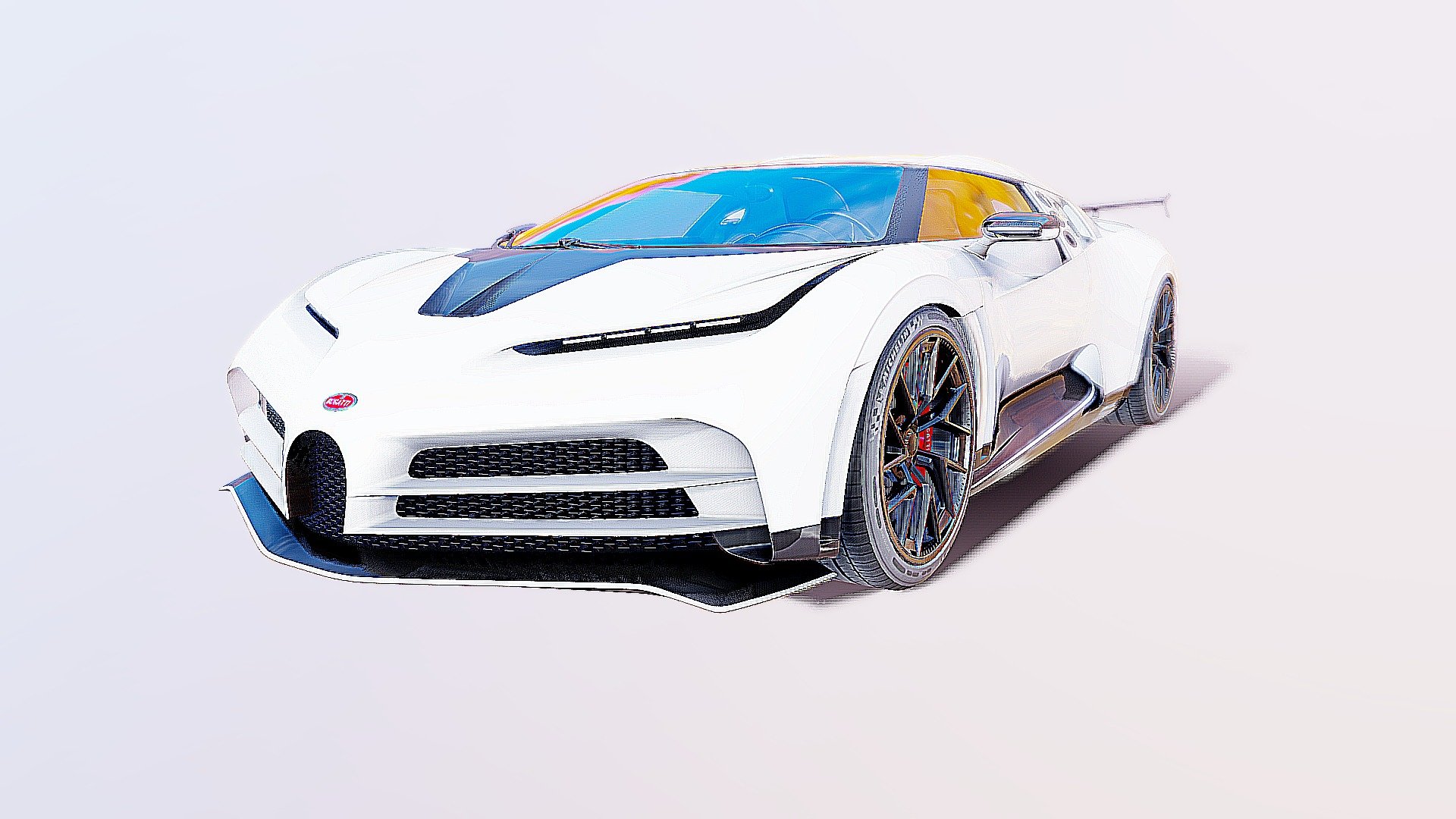 Remember our article on the two unique Bugatti EB110 cars we published a while ago? Where we talked about probably the two rarest EB110 models in modern automotive history, a blue EB110S LM and a silver EB110S SC GTS-1 … two bespoke race cars built by Bugatti and based on the EB110 SS, only one of each were ever made, making each one unique on her own because they were built with a different purpose in mind. The blue car was specifically built for Le Mans, hence the EB110 LM naming, and she did enter the 1994 edition of the 24h of Le Mans, with a rumored power output of more than 700 PS 3d model