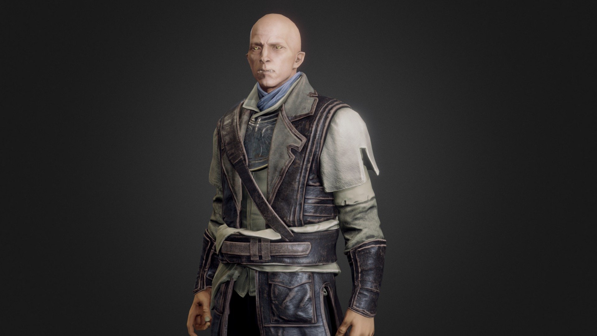 Highly Detailed model of a Vampire with leather clothes to be used in all kind of realistic games.

Its mid polycount allows it to be used in games with limited budget 3d model