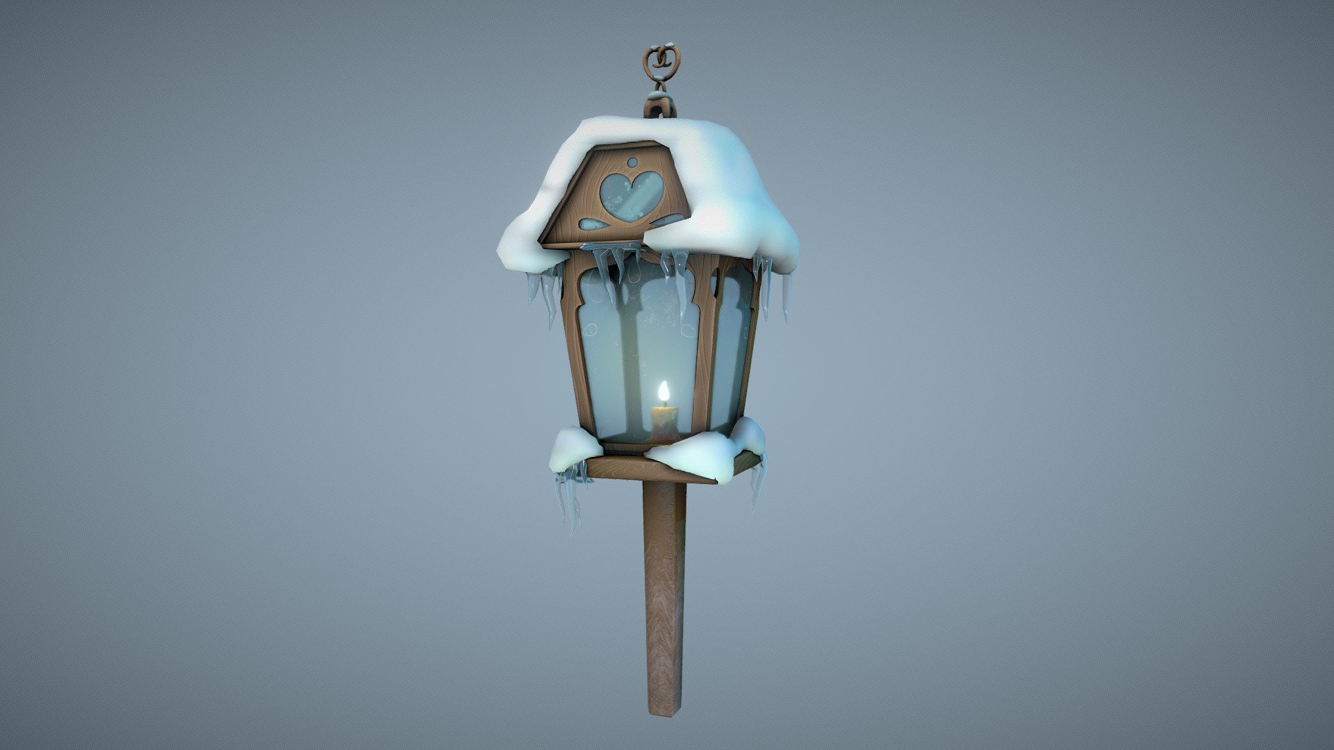 New model! Very light and casual concept! It was very interesting to make complex cuts on a tree.
⠀



Modeling: Cinema 4D &amp; 3D's Max

Textures: Substance Painter (hand-painted)

Render: V-Ray (3D's Max)



Great reference: https://www.artstation.com/artwork/Ga5Gnz

My Artstation: https://sunmeow.artstation.com - WINTER LANTERN - 3D model by Nika (@nsnmw) 3d model