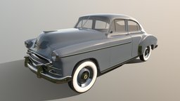 1950 Chevrolet Fleetline Deluxe Coupe vehicles, exterior, chevrolet, vintage, 1950, deluxe, coupe, classic-car, vintagecar, 1950s-car, substancepainter, maya, vehicle, gameasset, car, 3dmodel, fleetline, vfx-props, noai