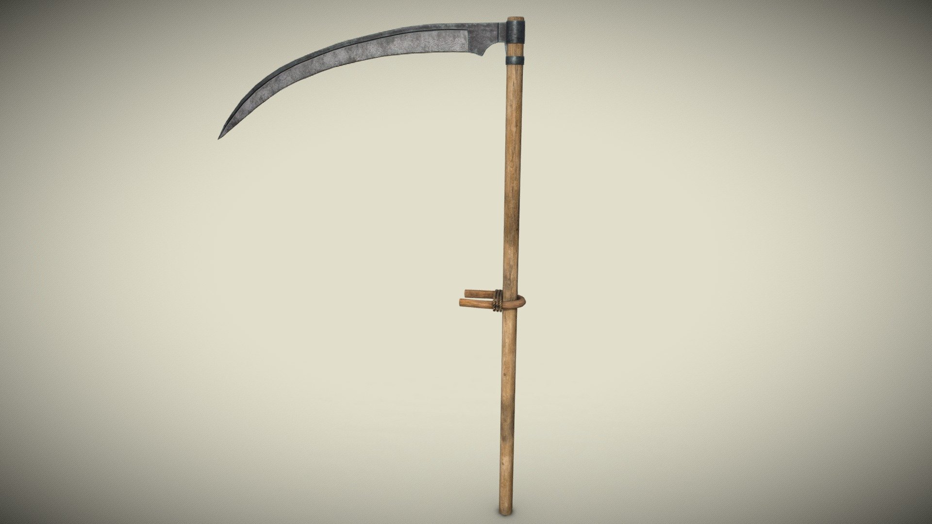 Scythe tool of labor PBR low-poly 3D model 
Polygons 1904 
Vertices 1923 - Scythe tool of labor PBR low-poly 3D model - Buy Royalty Free 3D model by Svetlana07 3d model
