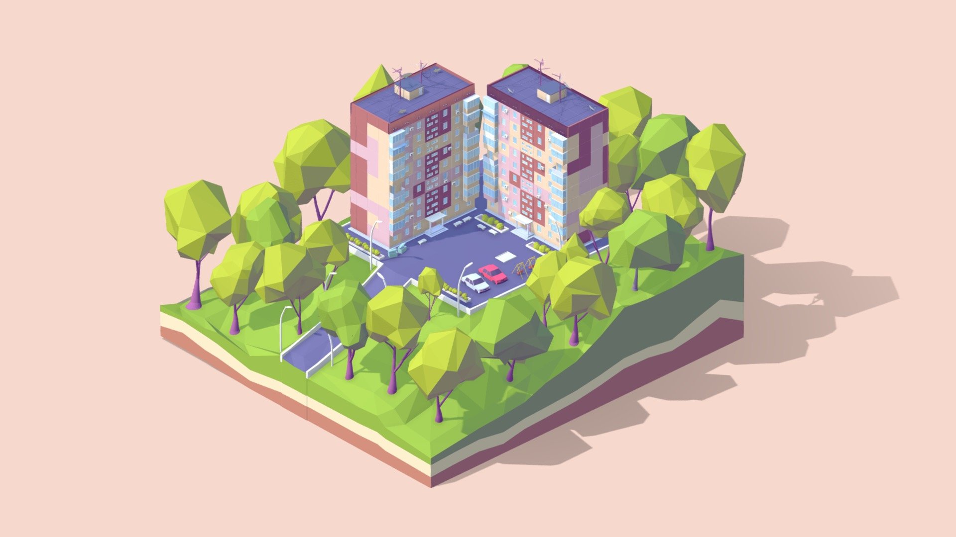 Cartoon Low Poly Night Space City Illustration

Render Ready

Created on Cinema 4d R17

111 63 Polygons

Procedural Textured

Game Ready, AR/ VR Ready

Hign Quality 3d Scene for Motion Design, Game Development, Digital Illustration .Works on Browser, Realtime Render Engines.
 - Cartoon Lowpoly Panel City House - Buy Royalty Free 3D model by antonmoek 3d model
