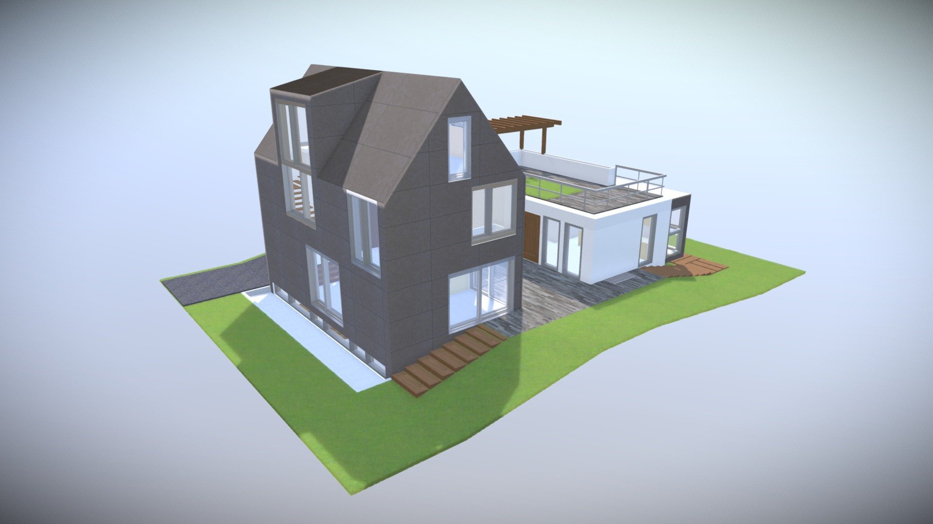 Architectural 3d design for real-time visualization.


- 3Ds MAX Development: https://youtu.be/A2K3uhZdyhs
- Conceptual approach: https://youtu.be/W9boLIMr7Q0
- 360º Concept: https://youtu.be/2OU21A7VcTw
- Twinmotion VR Preview: https://youtu.be/GQfbCYta6fs
- Interactive Preview: https://youtu.be/mFjbn2WDMww
- Sketchfab 3D Model: https://skfb.ly/6KHsZ
- AR 3D Model: https://agmt.it/m/I3OUpJ8f


June 2019 - 3D Design Studio
https://www.marcoromero.net - Saxony House | 3D Design - 3D model by Marco_Romero (@MarcoRomero) 3d model