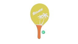 Beach bat (real-time) bat, fun, sports, beach