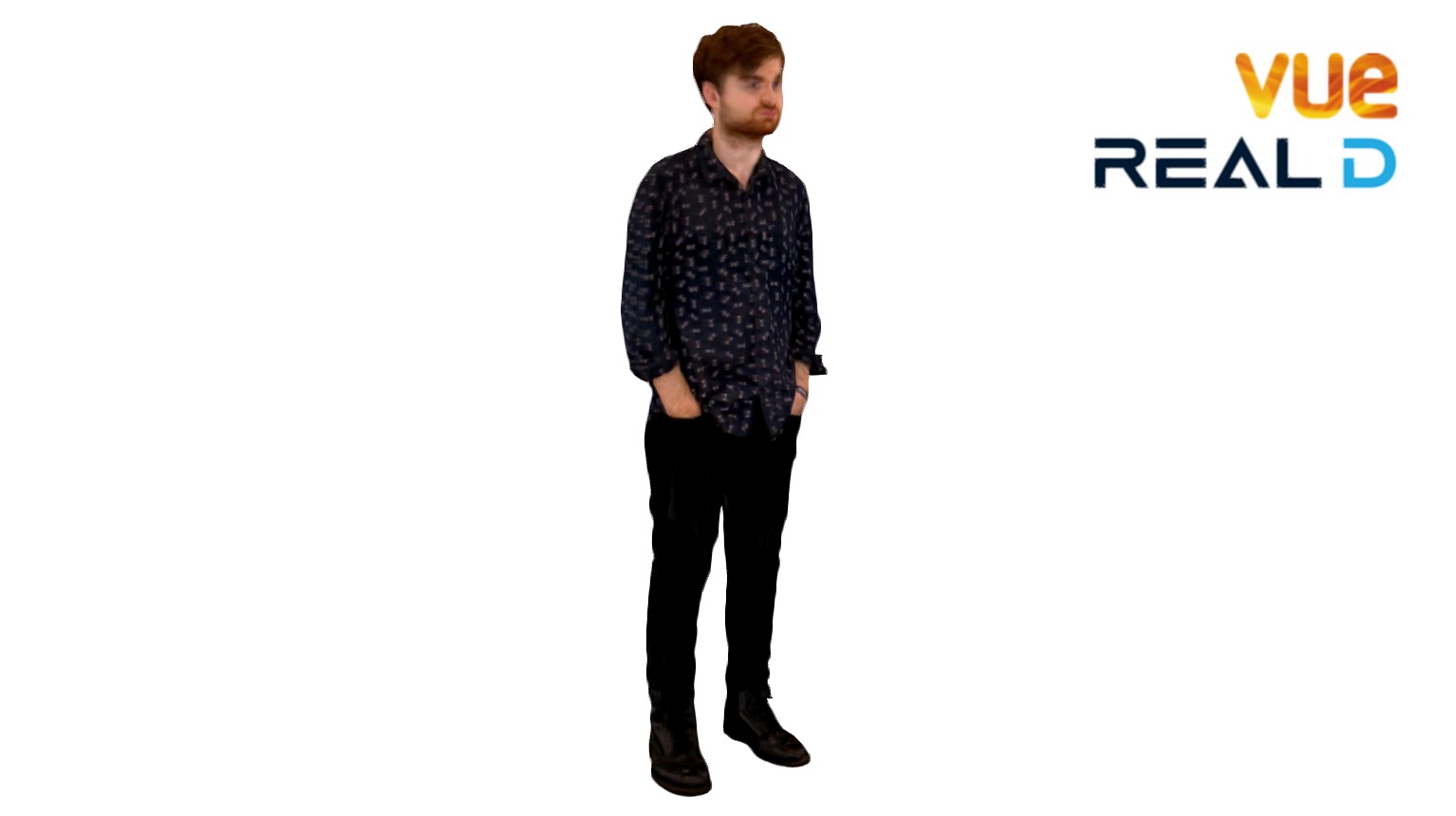 Just a poor boy without a costume   - Costume-less Boy - 3D model by RealD 3d model