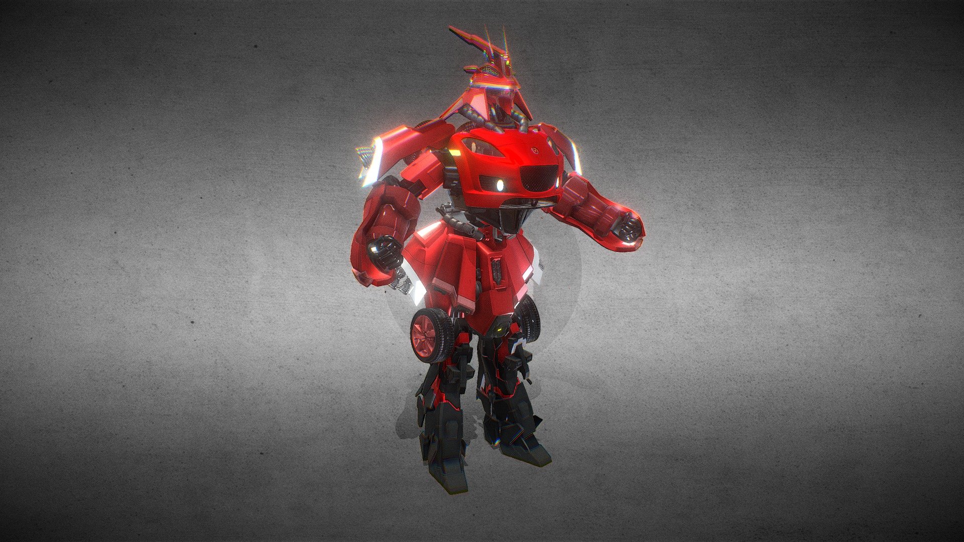 Transformer - Damaz - Download Free 3D model by antoinepavia 3d model