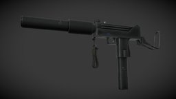 Ingram MAC-10 mac10, substancepainter, substance, weapons, pbr, hardsurface, gun