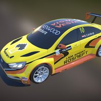Lada Vesta Sport lada, sportscar, sport-car, racing-car, substance, substance-painter, car