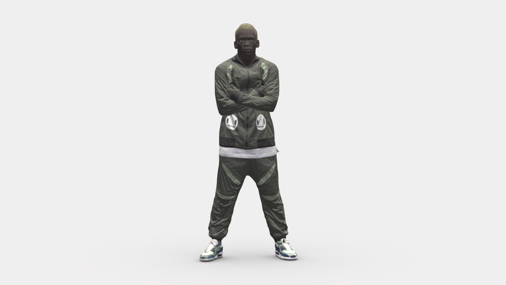 We provide unique 3d scanned models with realistic proportions for closeup and medium-distance views in artworks, paintings and classes. As well as architectural visualization projects.

Main features:




high-end realistic 3d scanned model;

realistic proportions;

highest quality;

low price;

saves you time for more time in landscaping and interiors visualization.

FEATURES 




3d scanned model 

Extremely clean

Edge Loops based

smoothable

symmetrical

professional quality UV map

high level of detail

high resolution textures

real-world scale

system unit: cm

TEXTURES 




Textural Resolution: 4096 x 4096

Color Map

The model is suitable for stereolithography 3d printing 

The model is also ready for fullcolour 3d printing - Black man In green dress 0349 - Buy Royalty Free 3D model by 3DFarm 3d model