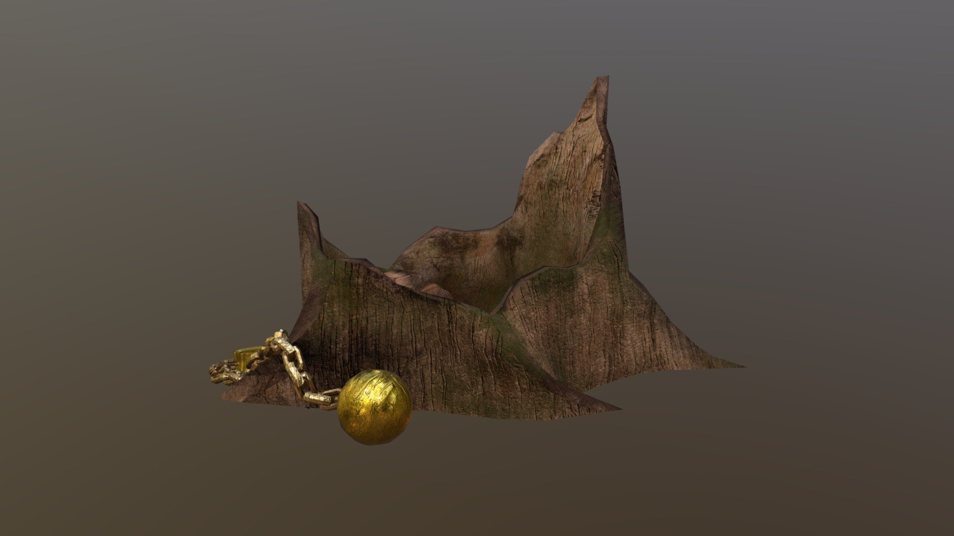 This is a character pedestal inspired by the Punan human sacrifice ritual folklore from Sarawak, Malaysia 3d model