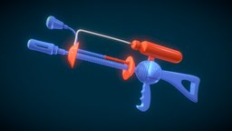 Weapon Mars Attack film, arma, ciencia, armas, ficcion, mars_attack, weapon, modeling, weapons, sci-fi, cinema4d, c4d