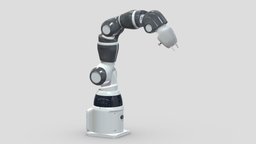 ABB IRB 14050 Single-arm YuMi plant, arm, robotics, robotic, equipment, family, claw, cyborg, android, realistic, machine, yumi, abb, kuka, irb, 3d, 3ds, factory, robot, rigged, industrial, single-arm, 14050