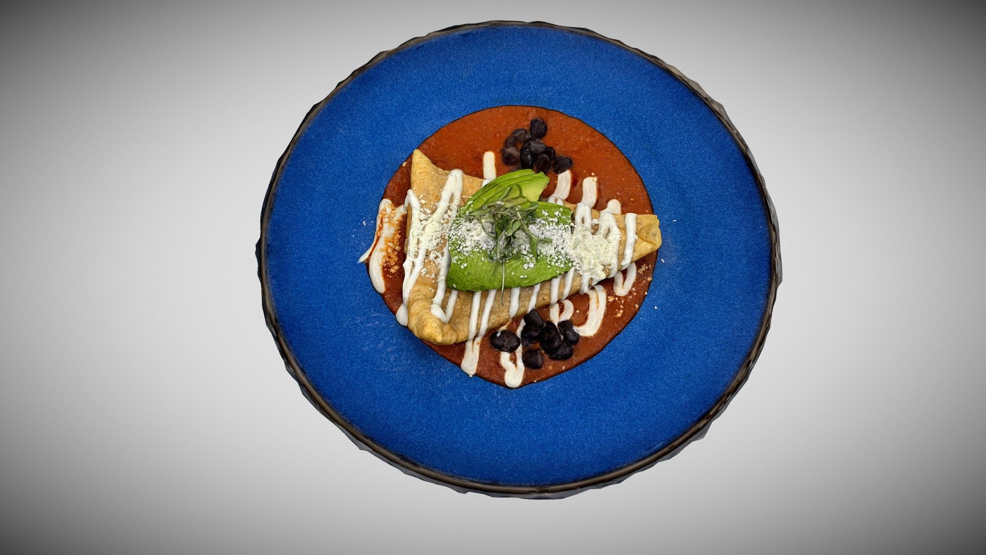 Served at Copita in Sausalito, Ca for Vegetarians 3d model