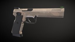 FZ Desert Tan desert, warfare, tank, pistol, duty, call, callofduty, tan, weapondesign, weapon, model, gun, of