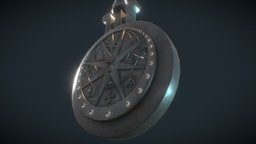 Harry Potter gaming, large, pendulum, harrypotter, hogwarts, low-poly, blender, pbr, blender3d, substance-painter