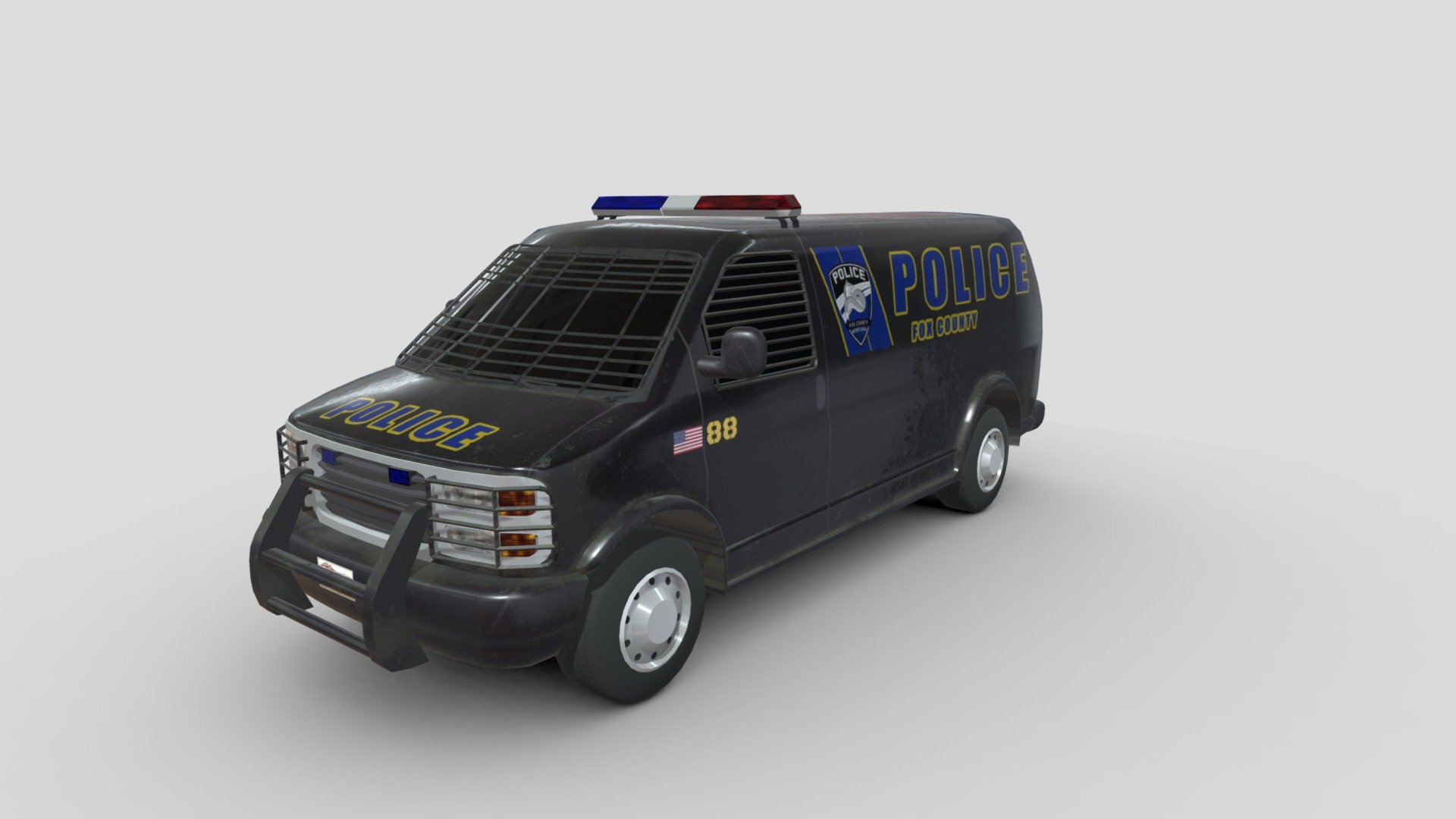 A bit older model of mine, made as an asset for top-down game 3d model