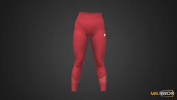Red Leggings red, fashion, clothes, pants, ar, 3dscanning, woman, yoga, workout, pilates, leggings, yoga-pants, photogrammetry, lowpoly, 3dscan, female, clothing, noai, woman_fashion, womanfashion, female_fashion