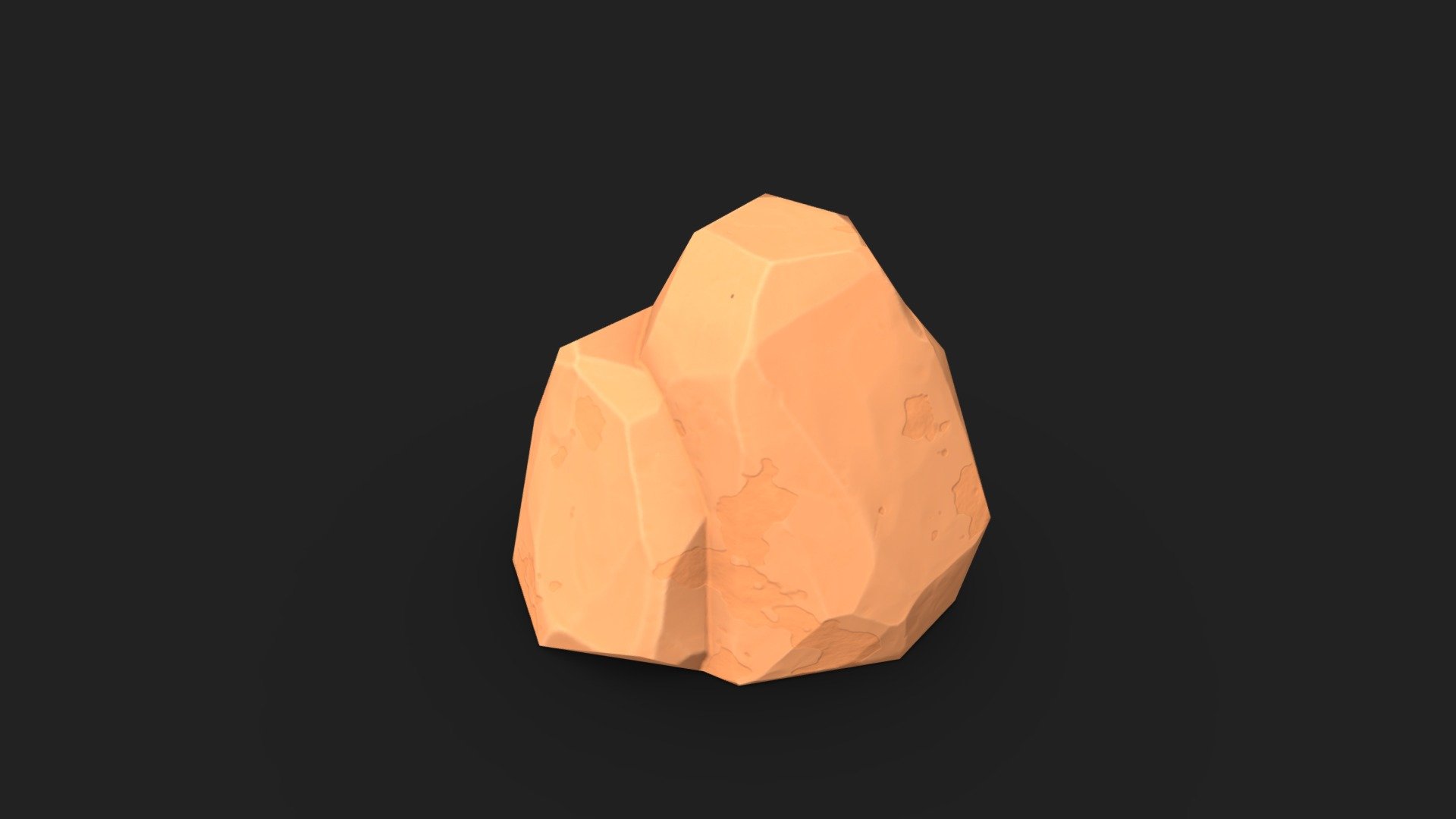 Stylized Rock - Rock | Sandstone | Desert - 3D model by YadroGames 3d model