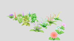 flowers_pack_1 flowers, nature, handpainted, noai