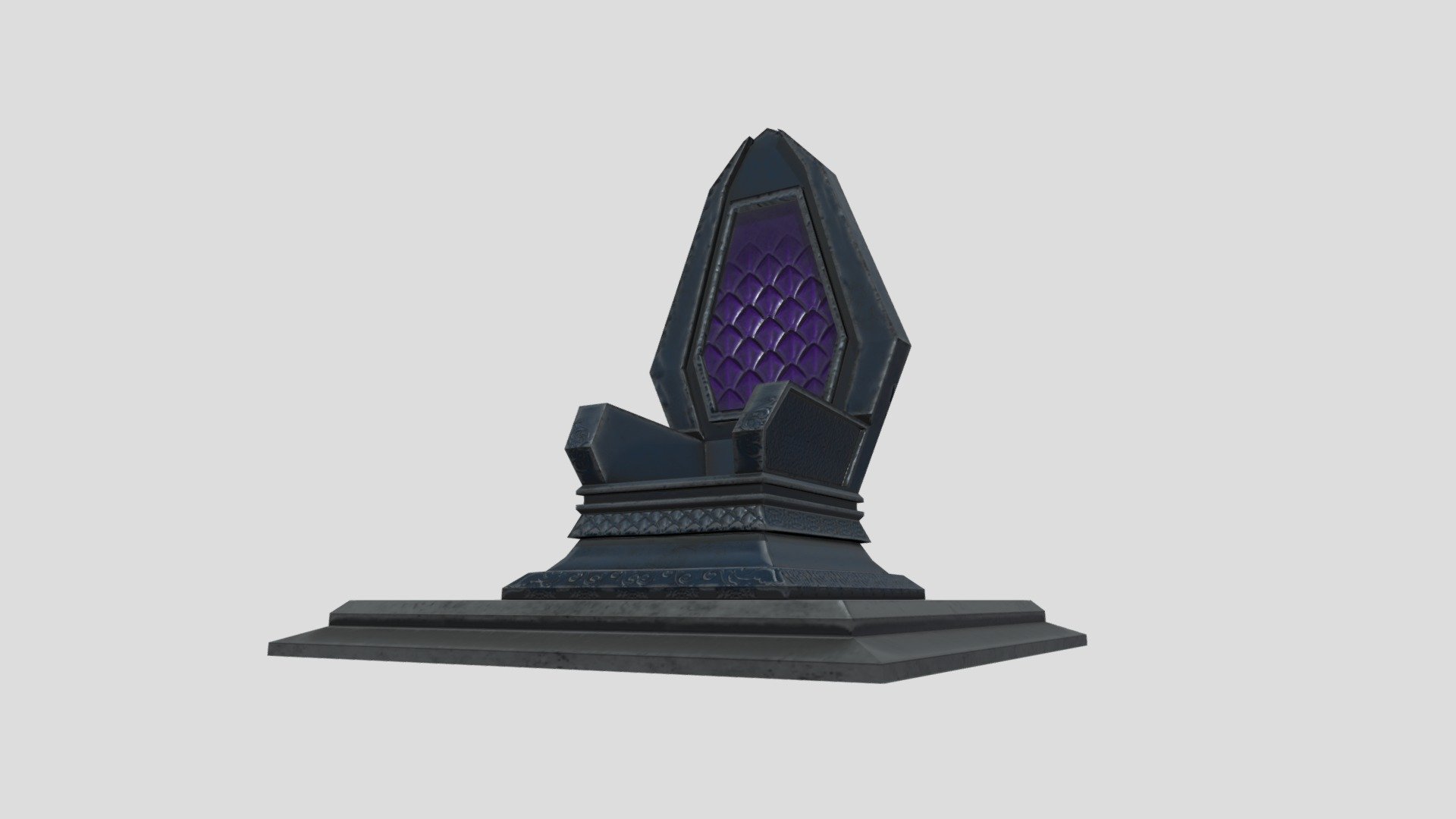 throne low poly 3d model
with high detailed textures

given textures 
1. diffuse map
2. normal map
3. roughness
4. metalic - throne low poly - 3D model by mrunalgawade 3d model