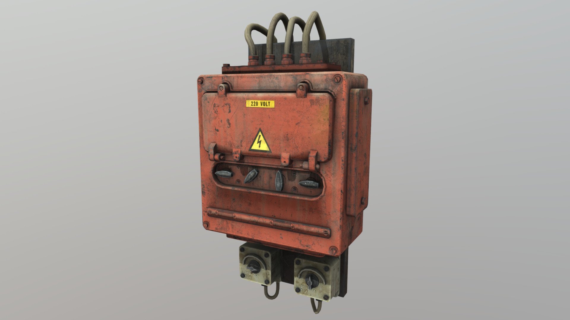 3D Electricity Box
The pack has highly detailed electricity box ready for use in your project. Just drag and drop prefabs into your scene and achieve beautiful results in no time. Available formats FBX, 3DS Max 2017



We are here to empower the creators. Please contact us via the [Contact US](https://aaanimators.com/#contact-area) page if you are having issues with our assets. 




The following document provides a highly detailed description of the asset:
[READ ME]()




**Mesh complexities:**


Electricity box_07 3717 verts; 4501 tris



Includes 1 set of textures with 3 materials:



● Diffuse

● Normal

● Specular - Low Poly Electricity Box 07 - Buy Royalty Free 3D model by aaanimators 3d model