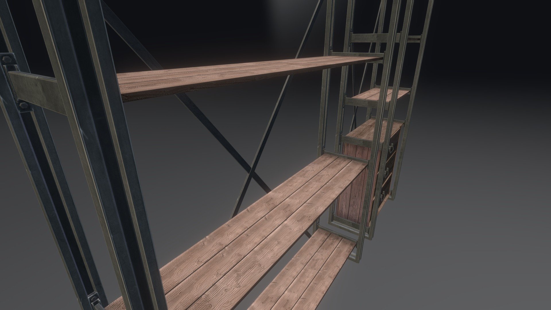 RUSTIK Shelf Set

Very High Quality Low Poly Rustik Shelf Set.
This Package contains two really good looking shelves, which can be
adjusted just the way you like, every shelf can be moved, and drawers can be opened.
Great for any game genre, especially Interior Design 3d model