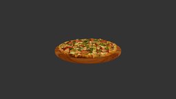Catsup_salat_pizza photoscanning, 3dmodel