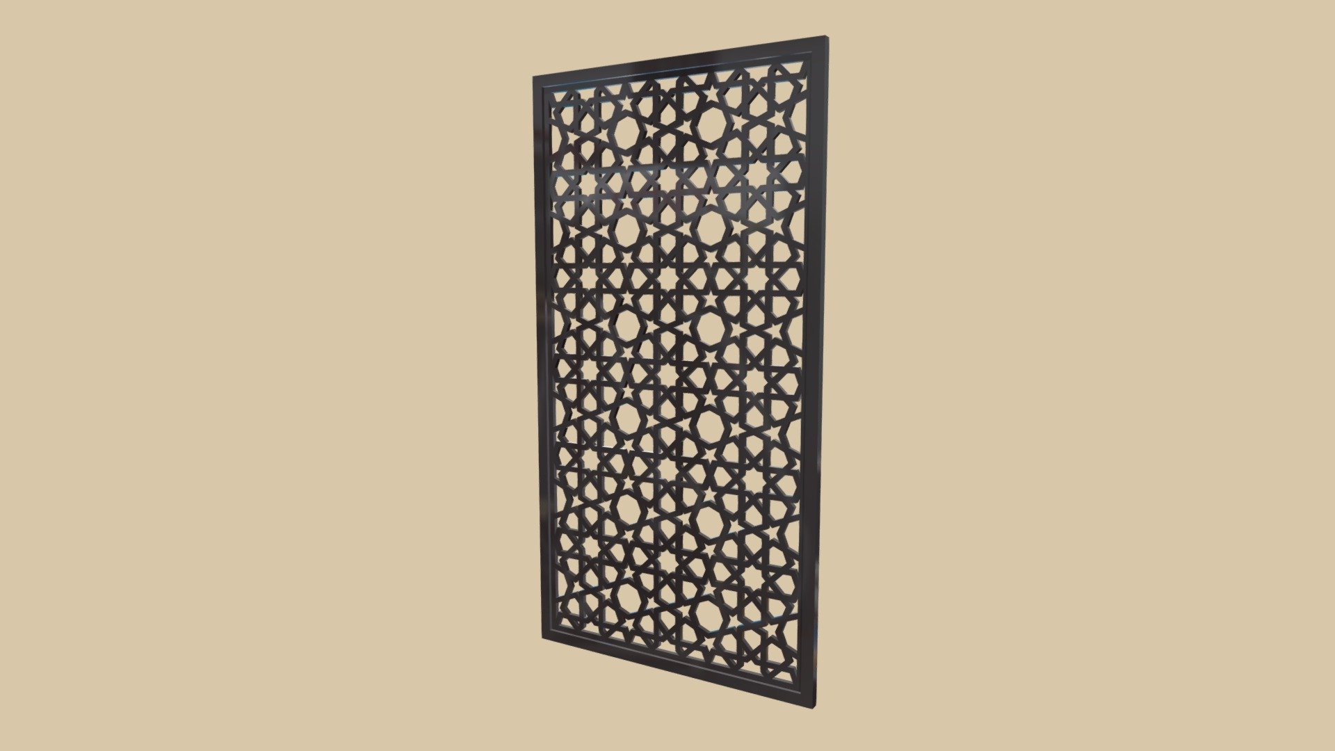 A design inspired by Persian - Islamic concepts 3d model