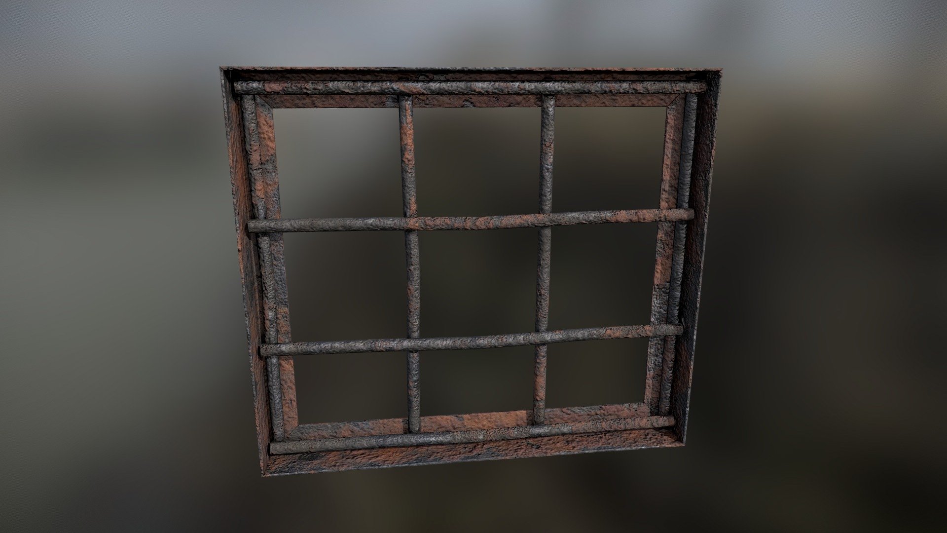 3d model is low poly and game-ready.

Real scale - Units: cm ~ 69.2 x 61 x 6.14 cm.

Formats:




.blend (Mesh + material (Principled BSDF) + Textures PBR - Roughness/Metallic) - Blender (ver. 2.92.0)

.max (Mesh + material (Vray 3.60.03) + Textures Specular/Glossiness) - 3ds Max 2018

.tbscene (Mesh + Textures PBR) - Marmoset Toolbag 3 (Ver 3.08)

.FBX (only mesh without materials)

.obj (Triangulated, only mesh without materials)

.glb (Triangulated, Mesh + Textures PBR (compressed in format))

.gltf ( Triangulated, Mesh + Textures PBR - .jpg )

.unitypackage (Triangulated, Mesh + Textures - .tga)

.FBX for Unity (only mesh without materials, up = Y Up)

.spp (Substance Painter Project ver. 2021)

.zip (folder textures, PBR Roughness/Metallic)

.zip (folder textures, PBR Specular/Glossiness)

.zip (folder textures, textures baked from a high poly model)
 - Prison Bars - 3D model by Grishmanovskij Anton (@GrishmanovskijAnton) 3d model