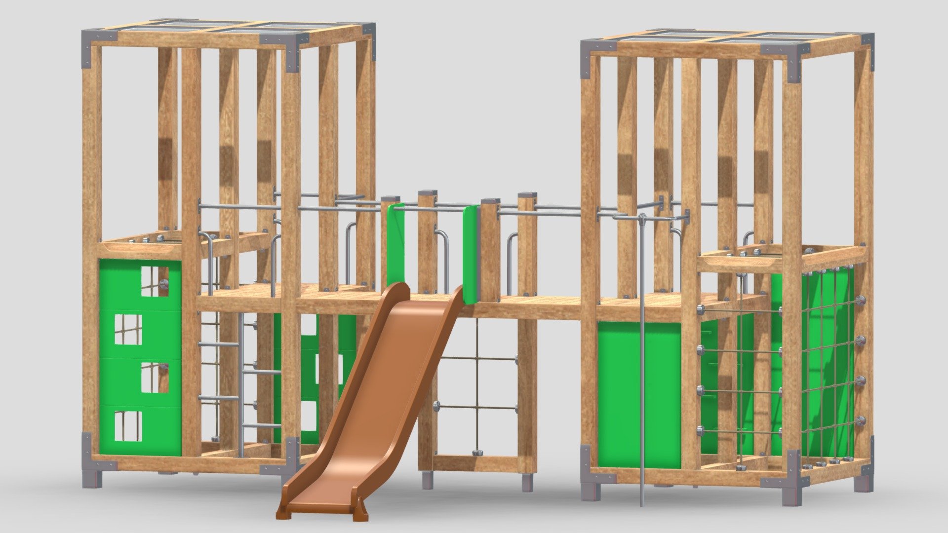 Hi, I'm Frezzy. I am leader of Cgivn studio. We are a team of talented artists working together since 2013.
If you want hire me to do 3d model please touch me at:cgivn.studio Thanks you! - Lappset Halo Twin Play Tower - Buy Royalty Free 3D model by Frezzy3D 3d model