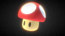 Super Mushroom mushroom, nintendo, powerup, supermariobros, supermario, mariobros, mariokart, mario, powermushroom