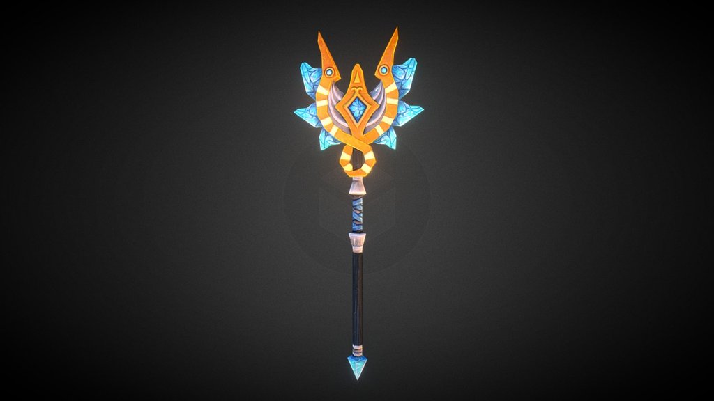 Dota2 Skywrath Weapon - 3D model by Shannon Lau (@shannon) 3d model
