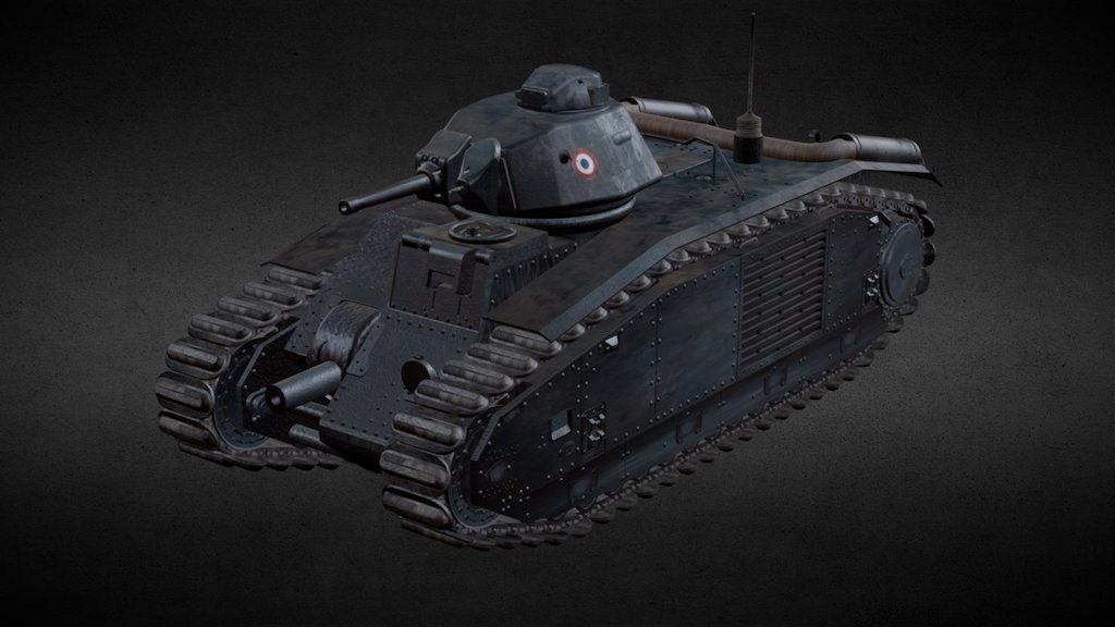 Fast 3D Model for the contest &ldquo;World of Tanks Diorama with Sketchfab