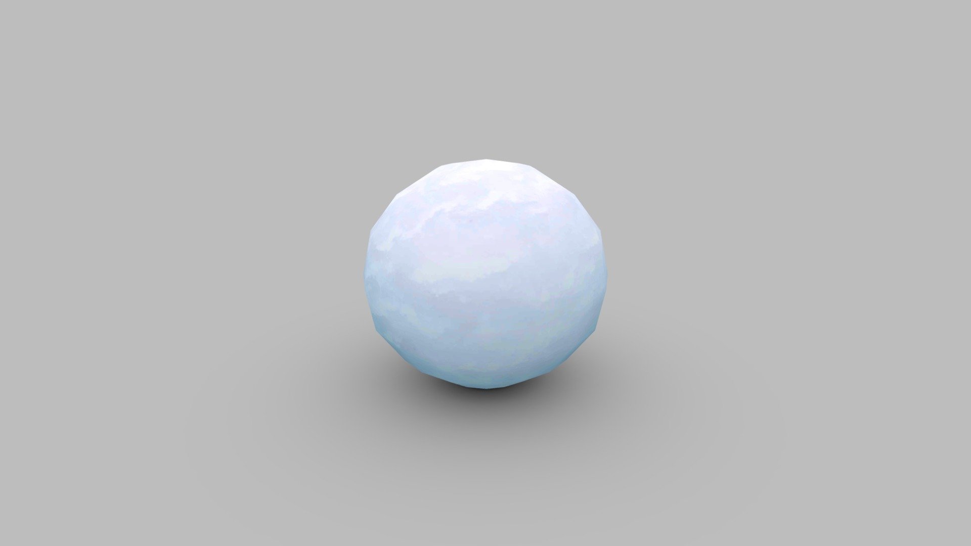 Cartoon snowball - A - Cartoon snowball - A - Buy Royalty Free 3D model by ler_cartoon (@lerrrrr) 3d model
