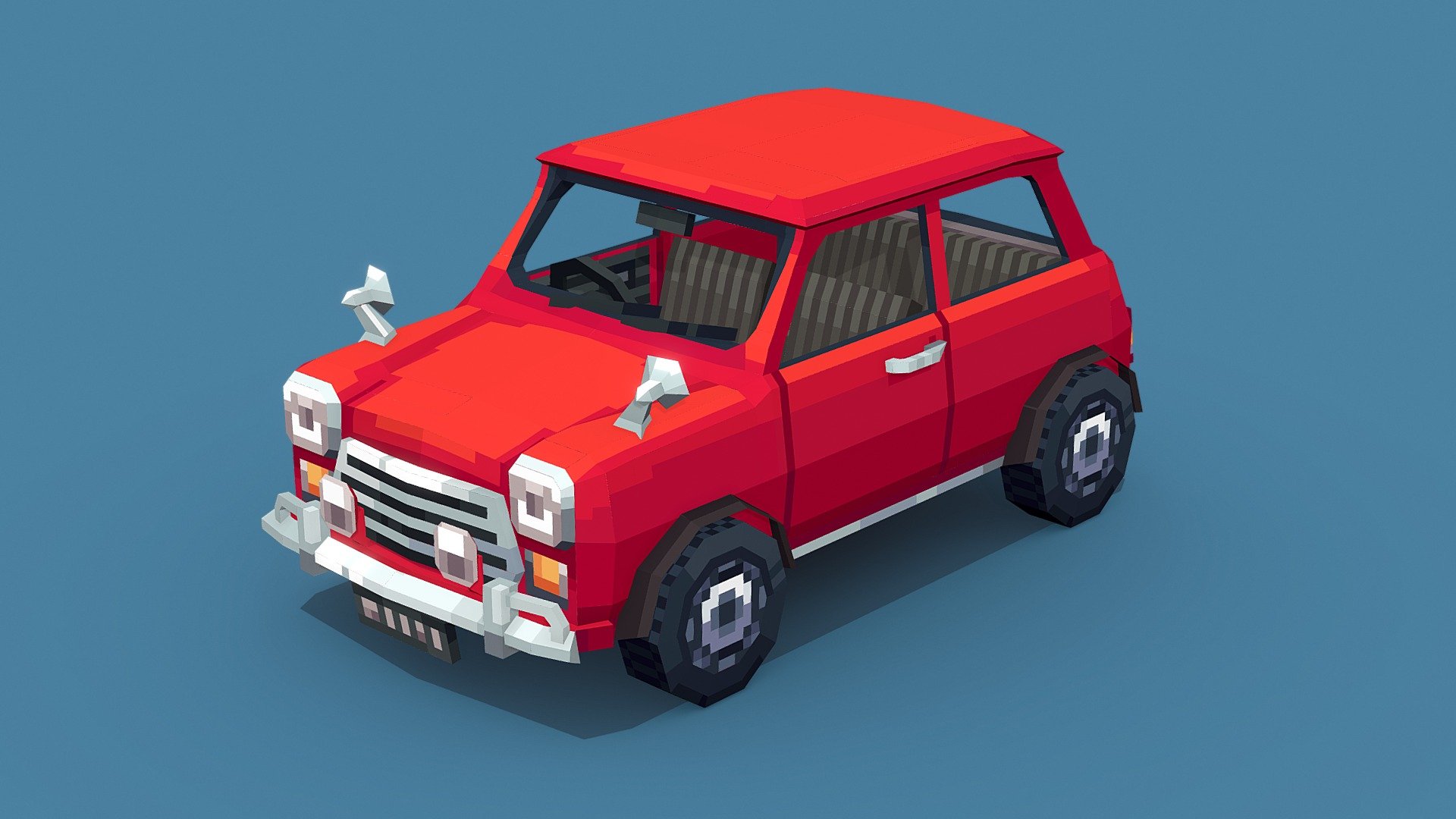 Classic mini model I created for Blockbench splash art 4.0 contest, Made using the new polymesh tool.

Render made using Blender eevee:
 - Classic Mini - 3D model by Wacky (@wackyblocks) 3d model