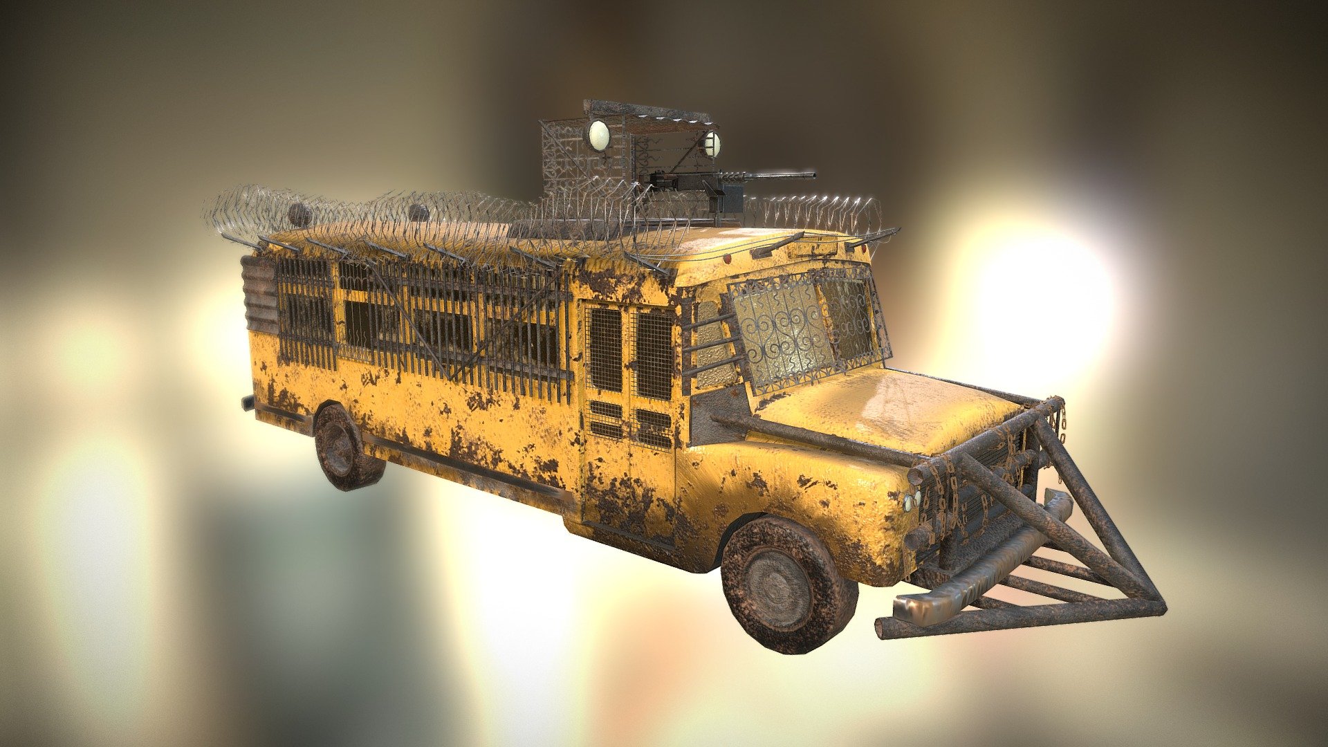 CoolBus - 3D model by Dobr (@Dobriy71) 3d model
