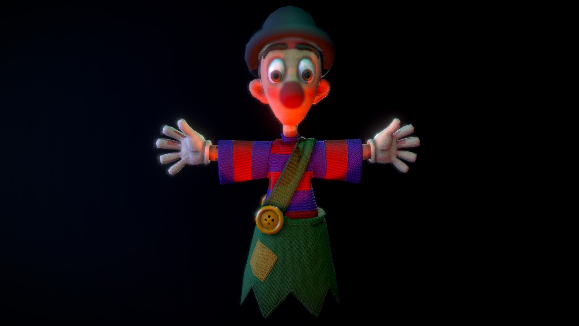 Character design for a innovative tool for puppeters develop by Ideart Art + Technology 3d model
