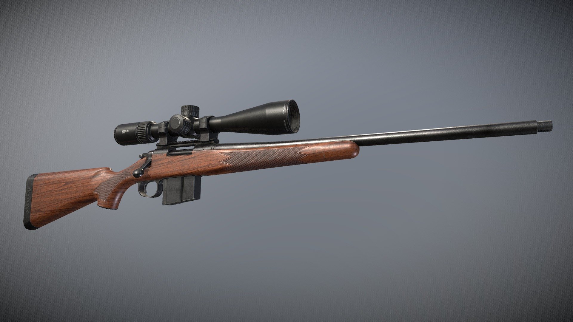 As usual, a model for upcoming weapon mod for Fallout 4. Mostly 2k PBR textures with some occasional 1k and 512 for scope lens 3d model