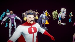 Epic Heroes 3D Pack: Avengers Marvels Invincible toyart, rocketraccoon, avengersassemble, superheroart, hulksmash, avengerart, heroart, cutetoys, skateboardheroes, ironmanlegacy, vradventures, stylizedheroes, charactervision, deadpoolfun, gamereadyheroes, grootadventure, captainamericavibes, minimalisticheroes, marvelcomicart, scifimarvel, realisticheroes, marvelarmor, marvelcomicswonder, heroicweapons, marvelrealism, marvelmoviemagic, comicbookheroes, spidermanvibes, spiderwebadventure, vrmoviemagic, marvelstatuette, christmasmoviemagic, goldentrophyheroes, spidermancomiccon, legoheroadventure, starwarheroes, infinityvision, superherogamemodel, marvelcharacteradventures, "legendsofcomics", "invincibleadventures"
