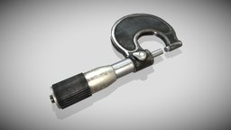 Micrometer technic, quads, metalness, game, pbr