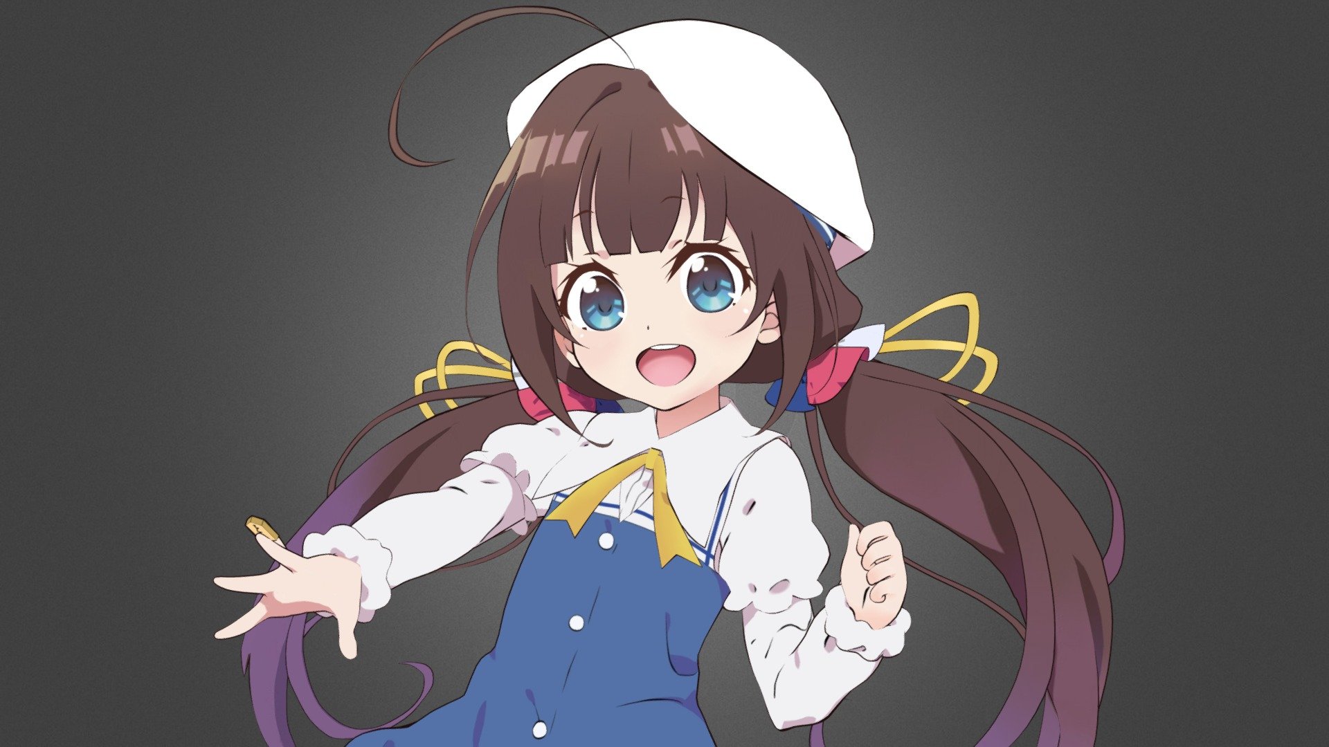 Could you Follow new work also.
https://www.artstation.com/artwork/3oLez2

3D Fanart Ai From Ryuuou No Oshigoto!
I make it like original Picture.
Anime Version.



Character Design by Shirabii Sensei

https://www.zerochan.net/2220608

I want to make a 3D model like original picture. 

web official http://www.ryuoh-anime.com/ - 3D Fanart Ai From Ryuuou No Oshigoto! - 3D model by XkungWork 3d model