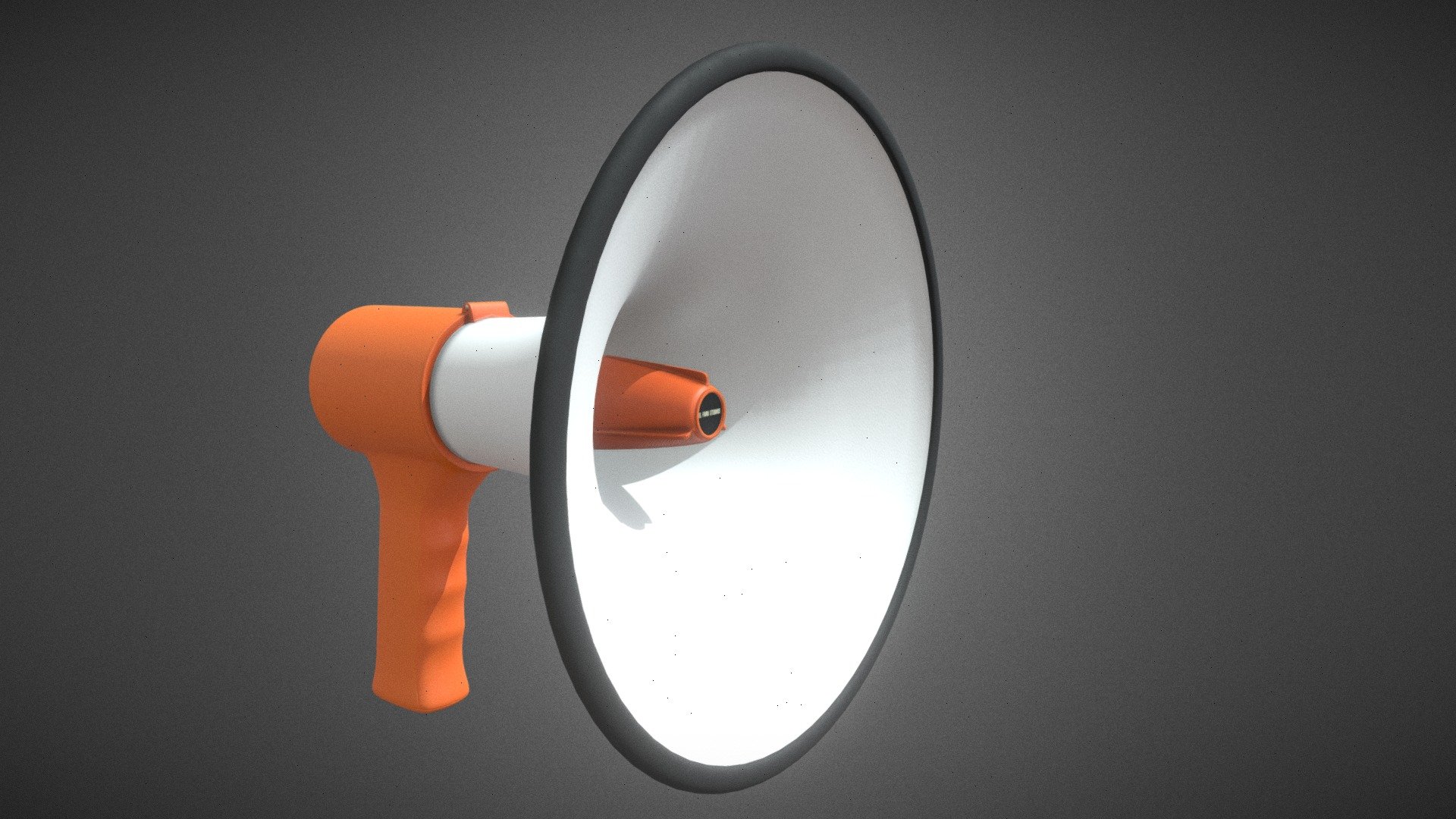Megaphone relatively low poly PBR - Megaphone - 3D model by El Faro Studios (@ElFaroStudios) 3d model