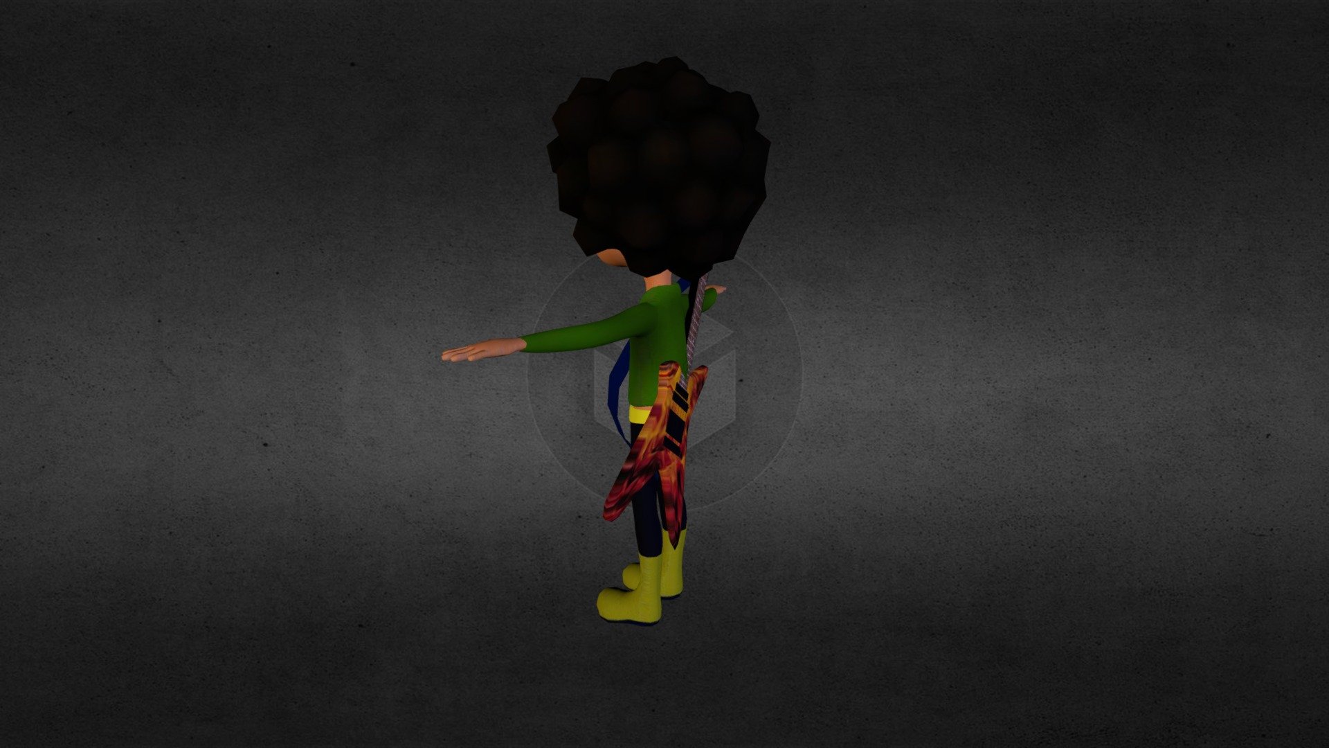 Cartoon character ready for Unity 3d game - Cartoon Character - 3D model by ylanstudiosgf 3d model