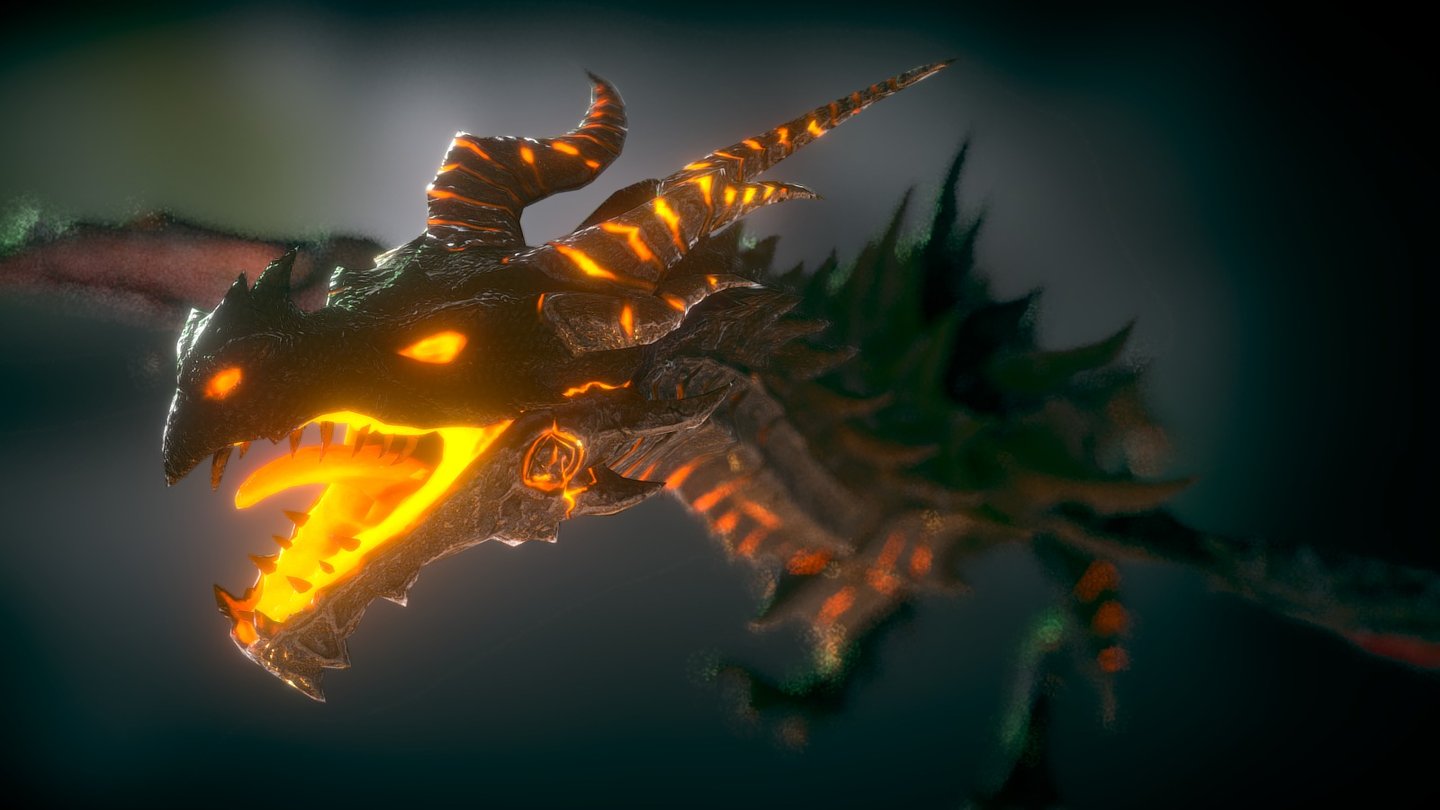 This retexture of TESV:Skyrim's &ldquo;Alduin