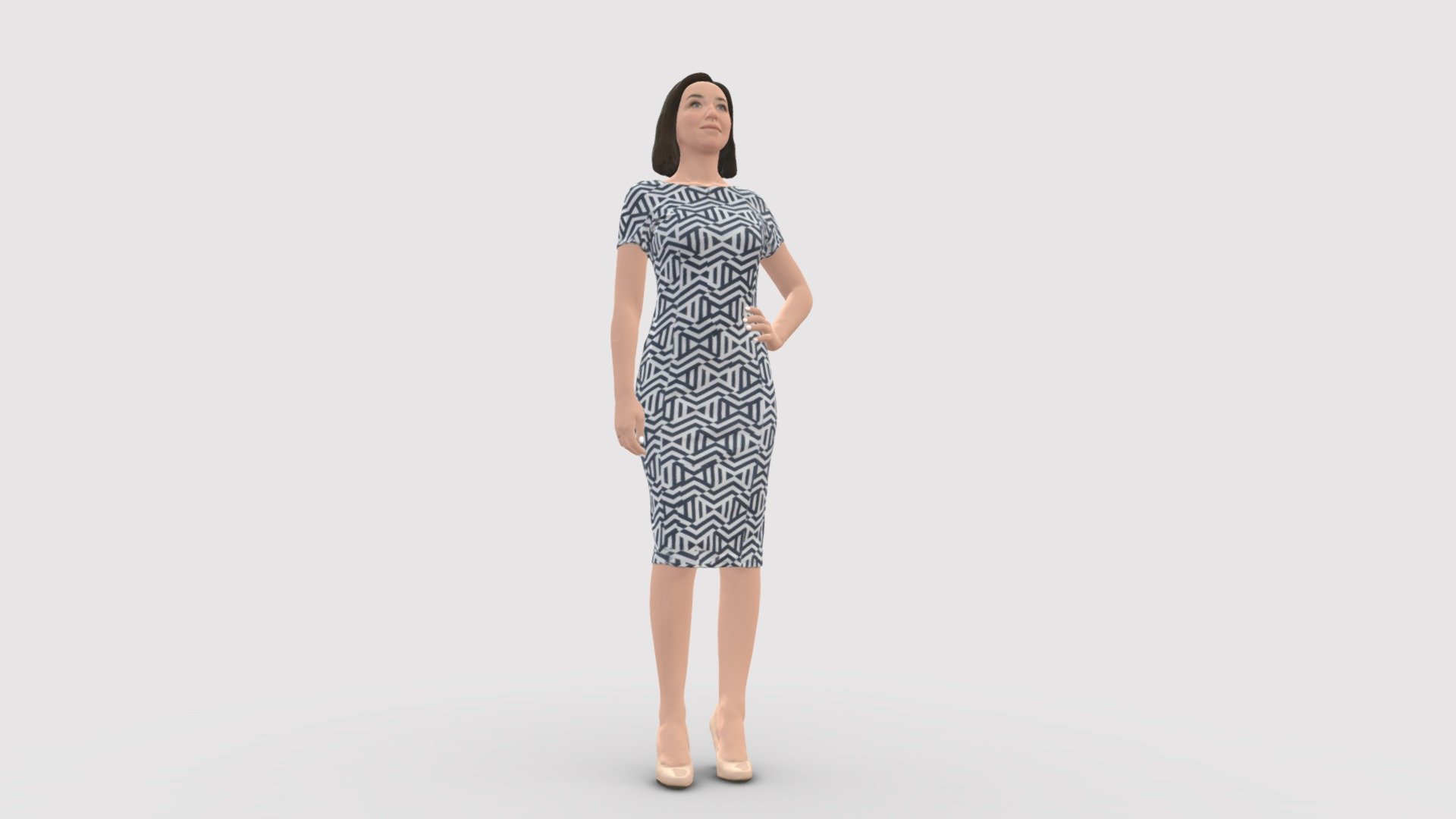 We provide unique 3d scanned models with realistic proportions for closeup and medium-distance views in artworks, paintings and classes. As well as architectural visualization projects.

Main features:




high-end realistic 3d scanned model;

realistic proportions;

highest quality;

low price;

saves you time for more time in landscaping and interiors visualization.

FEATURES 




3d scanned model 

Extremely clean

Edge Loops based

smoothable

symmetrical

professional quality UV map

high level of detail

high resolution textures

real-world scale

system unit: cm

TEXTURES 




Textural Resolution: 4096 x 4096

Color Map

The model is suitable for stereolithography 3d printing 

The model is also ready for fullcolour 3d printing - girl in dress 0328 - Buy Royalty Free 3D model by 3DFarm 3d model