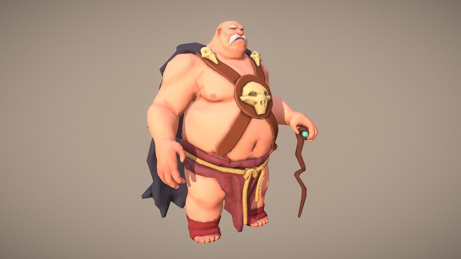 Old man - 3D model by lirend 3d model