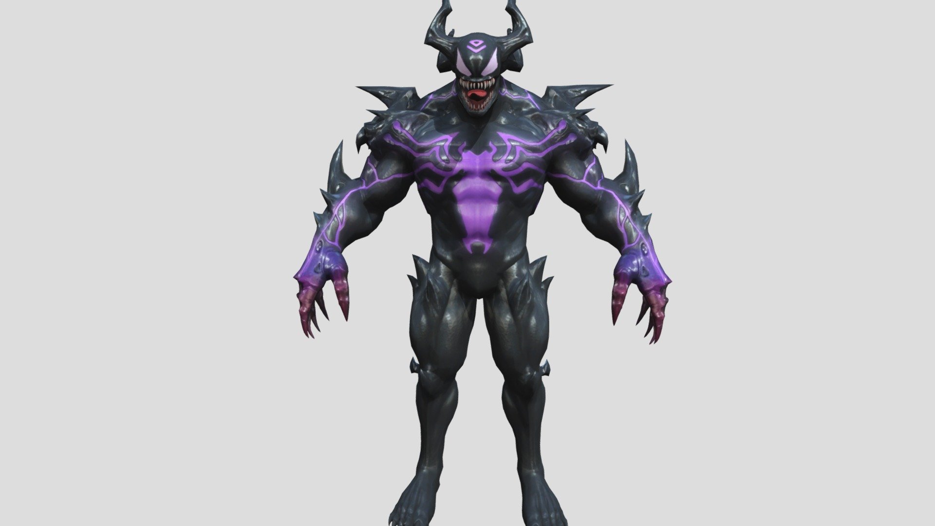 This is Nightmare Version of venom this is one of that model that you won't get it anywhere This model takes much time to be made This Model is well textured or rigged You can download it and can use it on your animations - Venom Nightmare(Rigged) - 3D model by CAPTAAINR 3d model