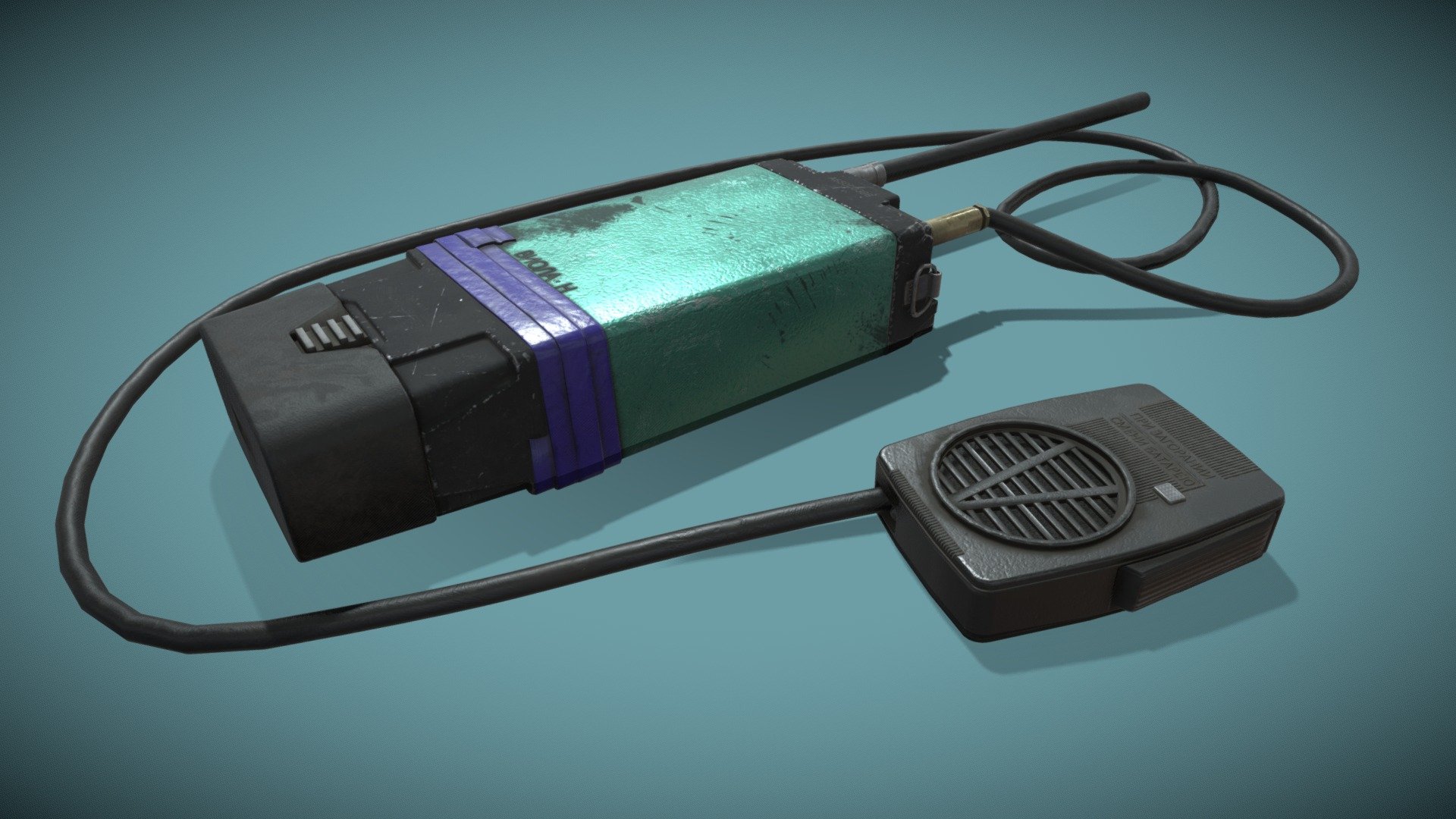 The model is made for a real game project on UE4.

All models have a baked normal map and AO.

Verts - 13.400.

Tris - 25.400.

The model consists of 1 material with 4k texture resolution.

Made in Blender 2.93 and Substance Painter in FBX format.
 - VIOLA-N Soviet Radio Station PBR Low-Poly - 3D model by CGMeller 3d model